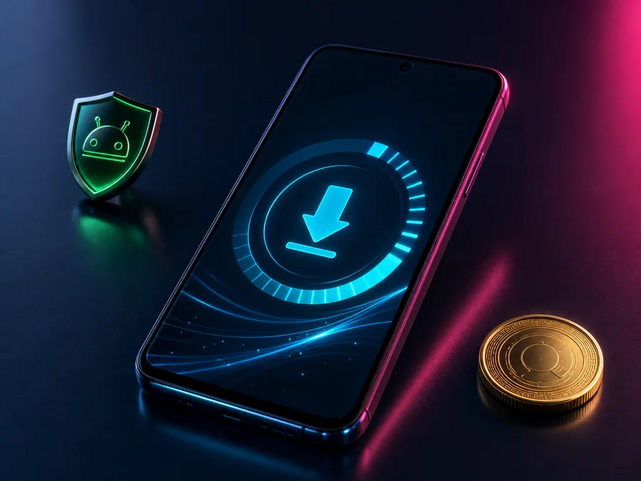 Instalacja pliku APK Vulkan Vegas na telefonie z Androidem