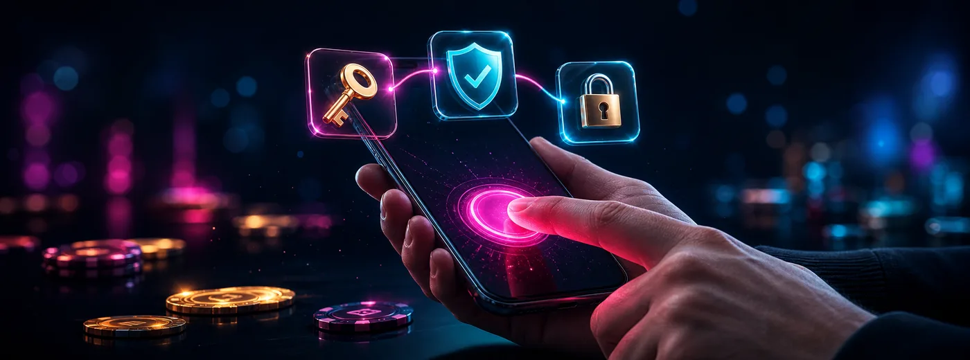 Kolejne kroki logowania do konta Vulkan Vegas